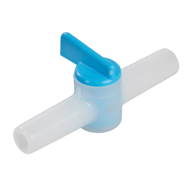 Stopcock PE/PP ø 10 mm